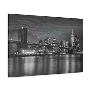 New York Skyline Canvas Wrap, New York City, NYC, The Big Apple, Manhattan Skyline