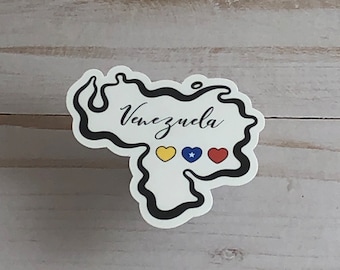 Map of VENEZUELA Sticker