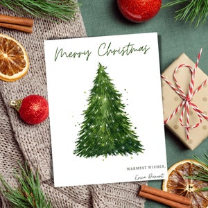 Personalized Christmas Notecards, Custom Christmas Notecards, Christmas Greeting Cards, Holiday Card Set, Christmas Card Set with envelopes