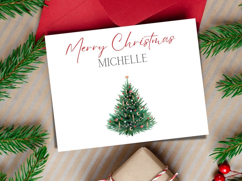 Personalized Christmas Card, Custom Christmas Cards, Custom Christmas