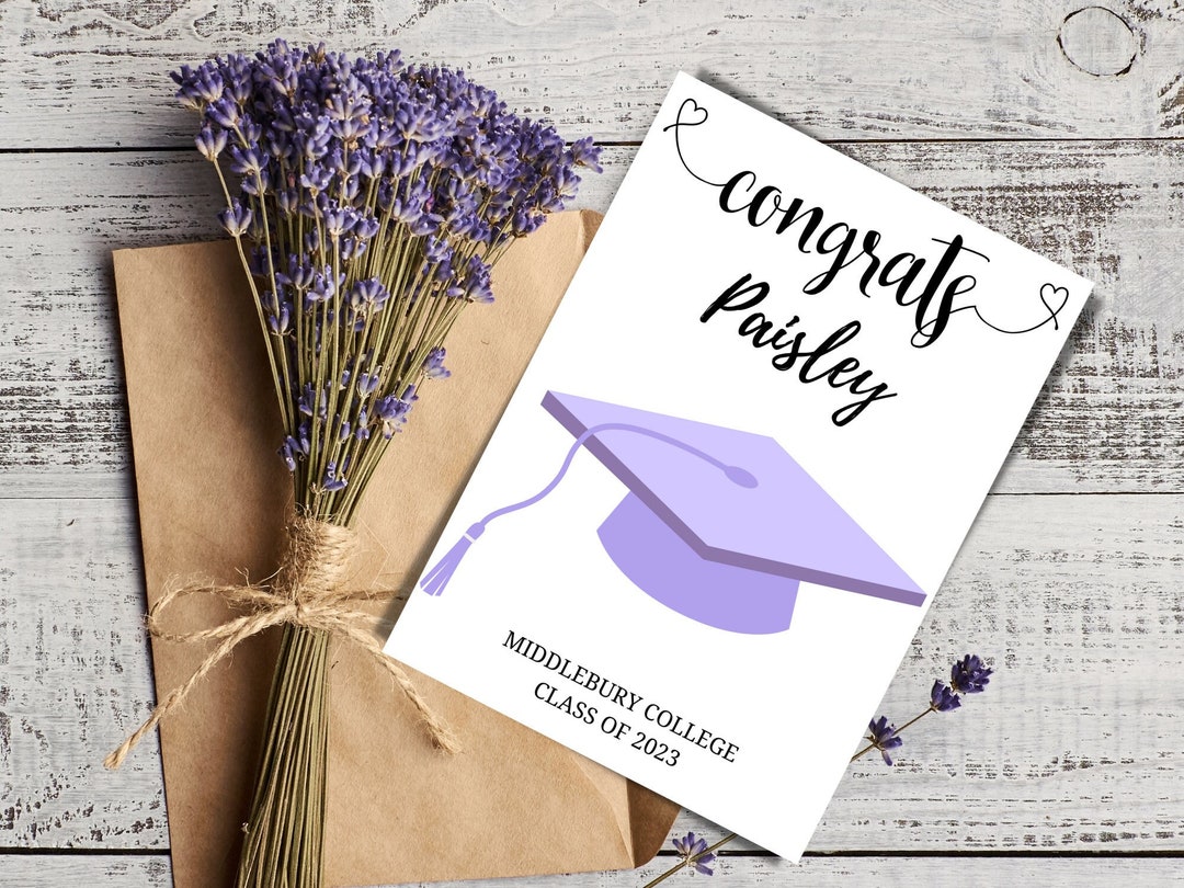 Personalized graduation cards 2024 customizable graduation card