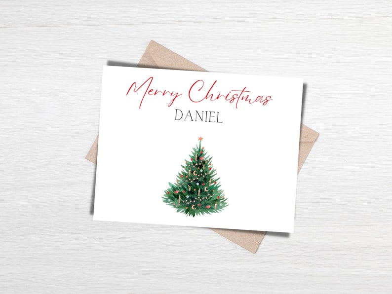 Personalized Christmas Card, Custom Christmas Cards, Custom Christmas