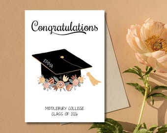 Personalized Graduation Card 2026 Custom Graduation Card, Customizable Graduation Card, Congratulations Graduate Card, Graduation Gift,
