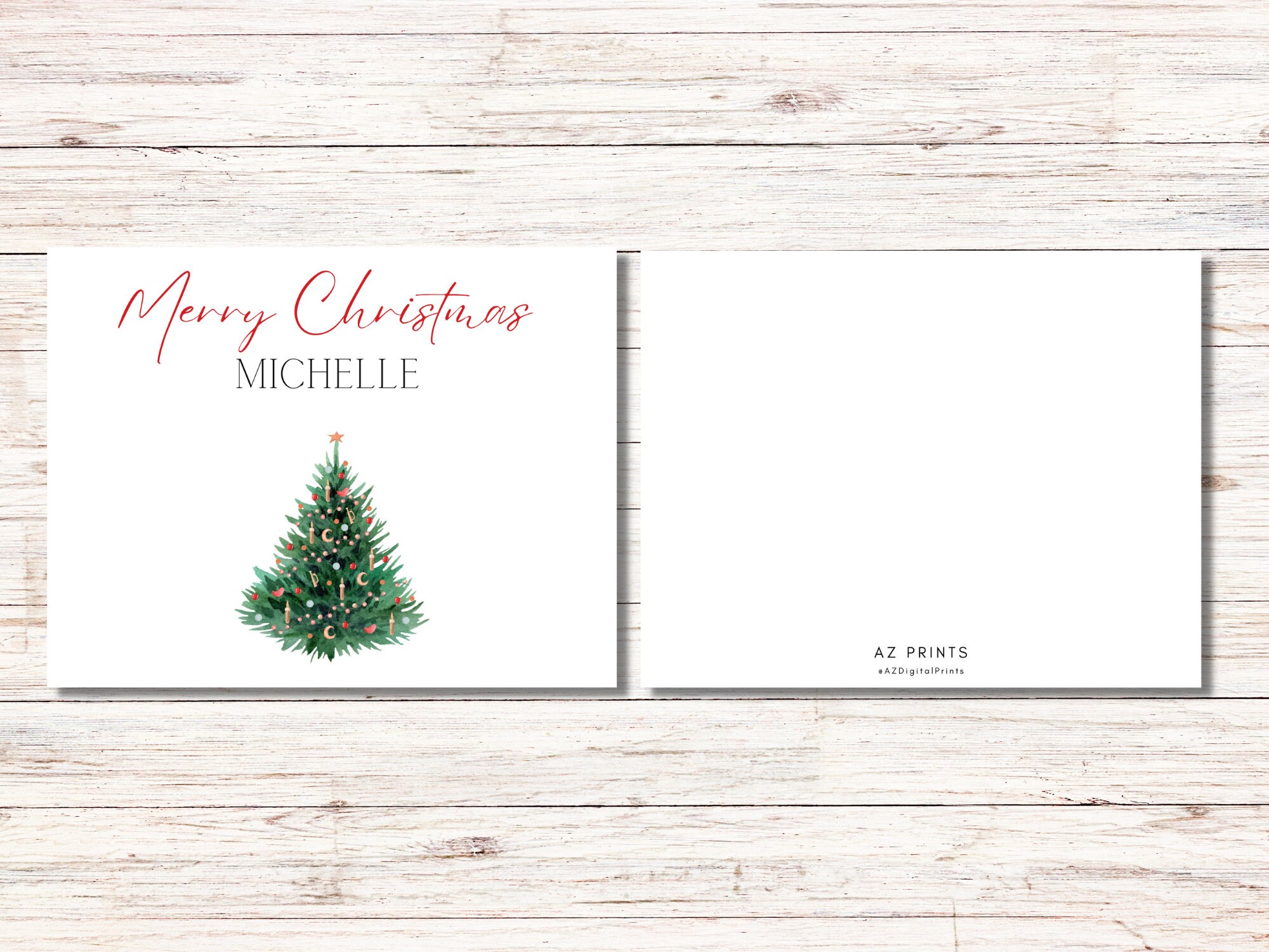 Inexpensive personalized christmas cards