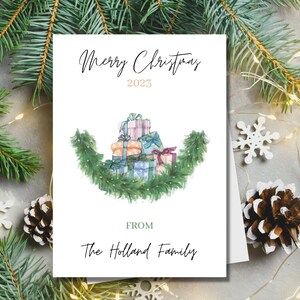 Personalized Christmas Notecards, Custom Christmas Notecards, Christmas Greeting Cards, Holiday Card Set, Christmas Card Set with envelopes