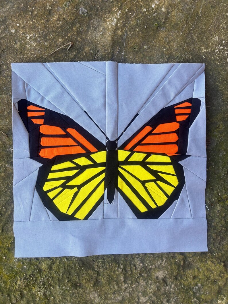 Monarch Butterfly FPP Pattern - Etsy