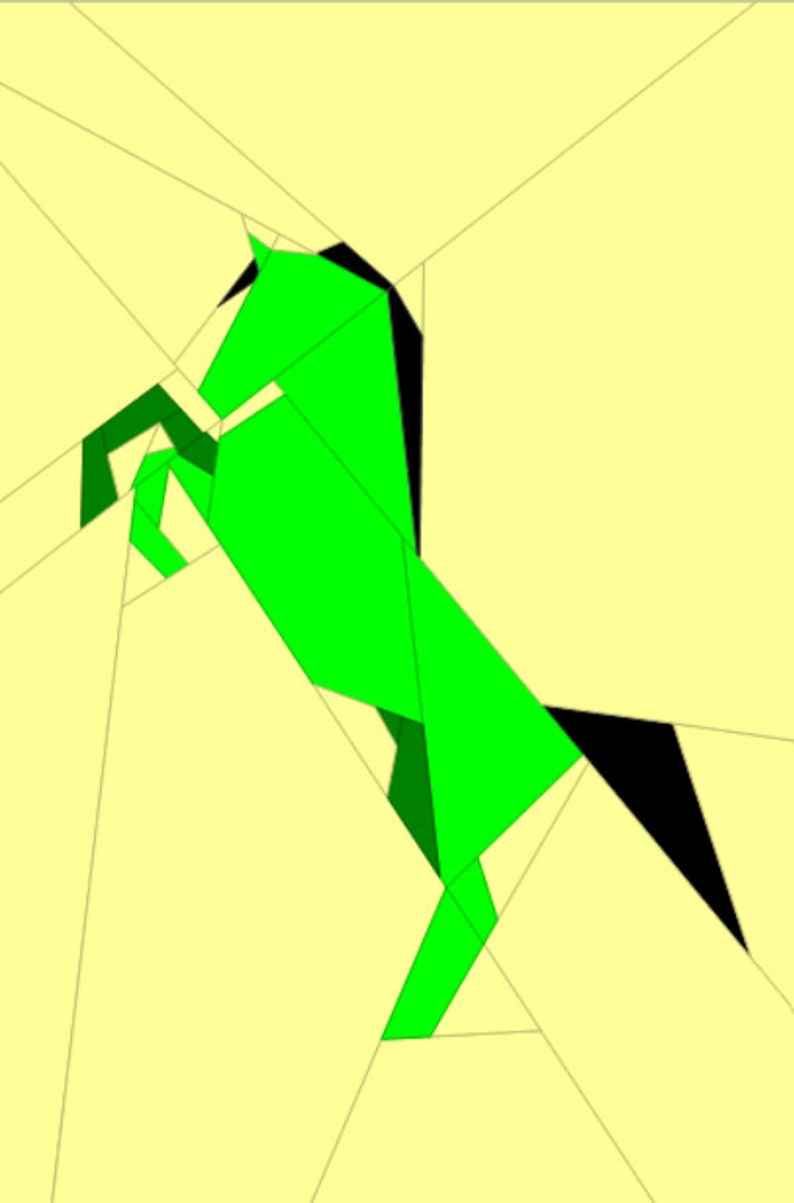Rearing Horse Pattern image 1