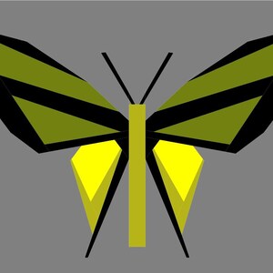 Paradise Birdwing Butterfly FPP-patroon