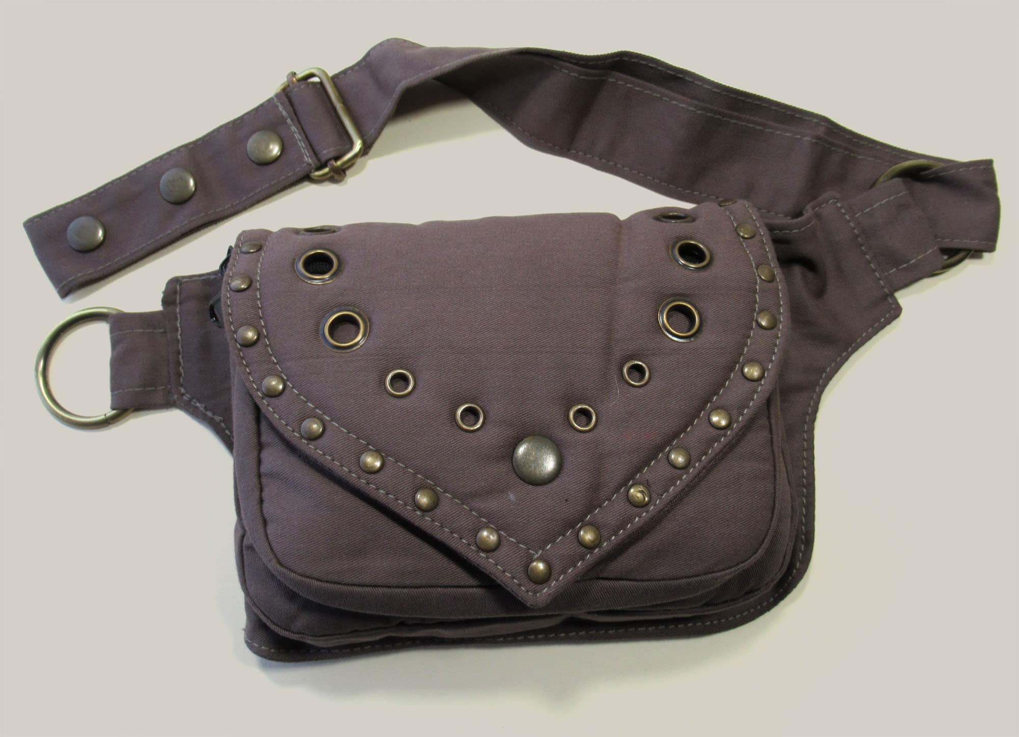 Hippie Fanny Pack, Handmade Cotton Festival Pocket Belt - Etsy display picture 2