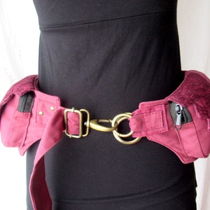Lace Detail Cotton Festival Belt Bag, Fair Trade Fanny Pack