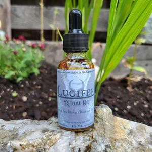 LUCIFER Ritual Oil | Truth and Illumination Spell Oil| Invocation | Devotional Offering