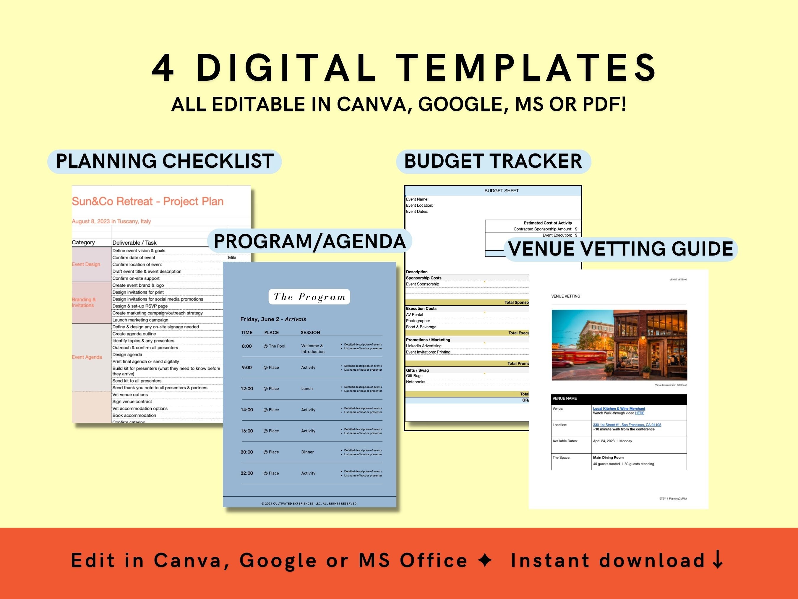 How to PLAN RETREATS Training Workbook | Retreat Planning Guide for ...