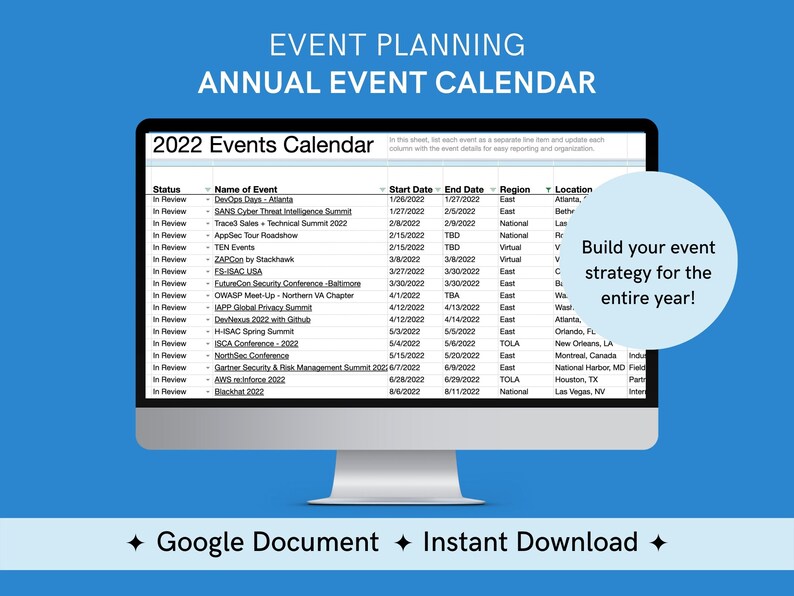 2023-annual-events-calendar-event-plan-template-event-etsy