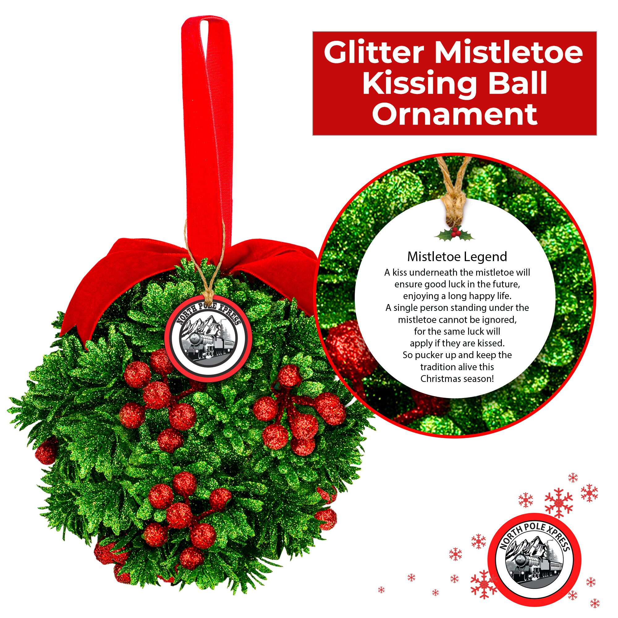 1 inch Mini Peppermint Red/White Glass Ball Ornaments - box 25 –  ChristmasCottage