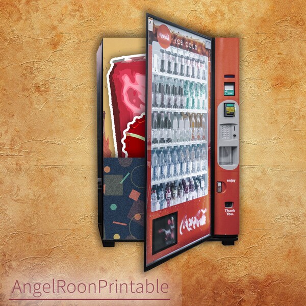 Diy Vending Machine Template - Etsy