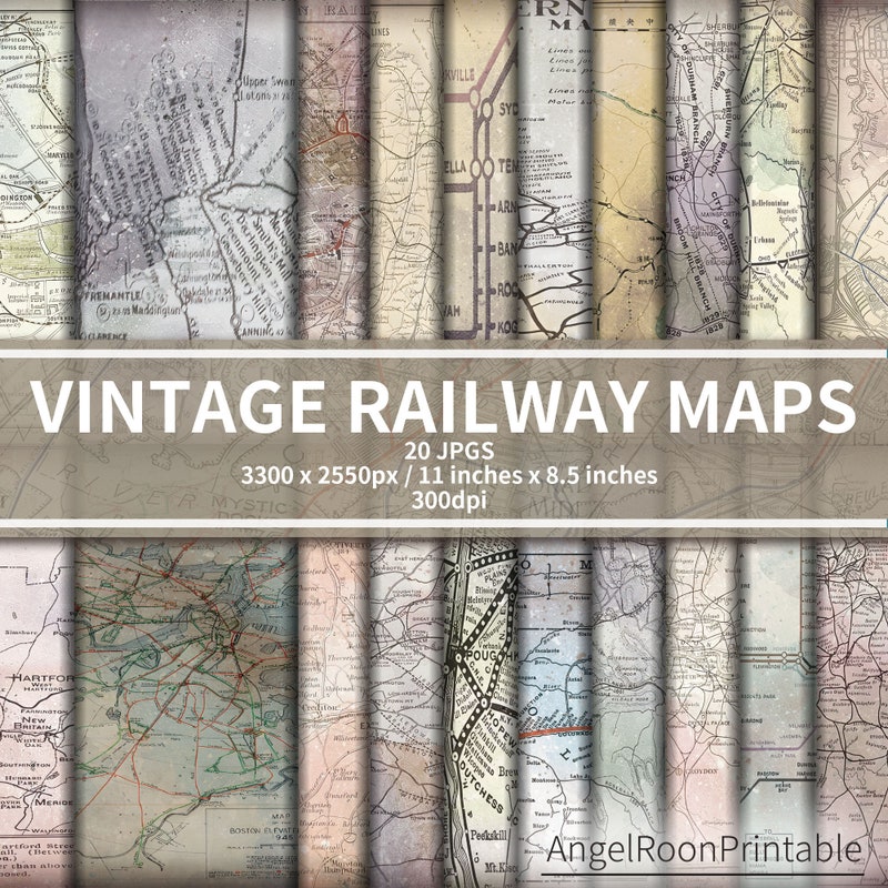 Custom Maps Trains - Etsy