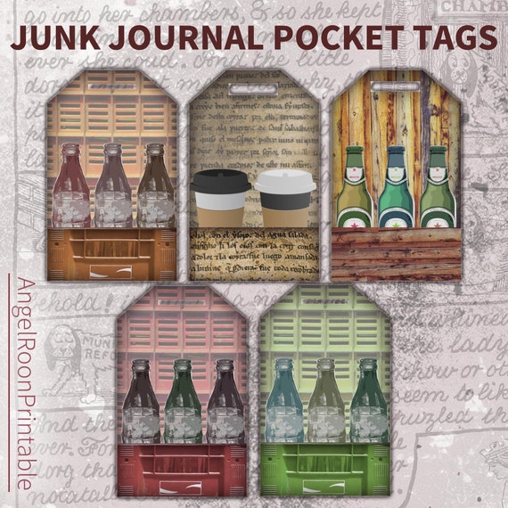 Recipes for Life Loaded Pocket Tags, Junk Journal, Fussy Cuts