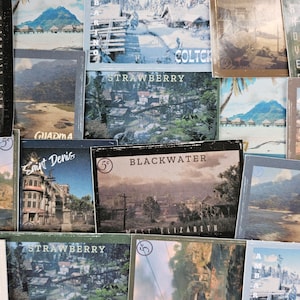 Tampons autocollants Red Dead Redemption / Cartes postales RDR2 / Tampons adhésifs autocollants vintage / Cadeaux pour gamer / Jeu d'autocollants pour jeu vidéo