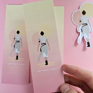 Galaxy Far Far Away Bookmark / Light and Darkness / SW Bookmark / Reading Gifts for Nerds / Rey / Skywalker / Sequels