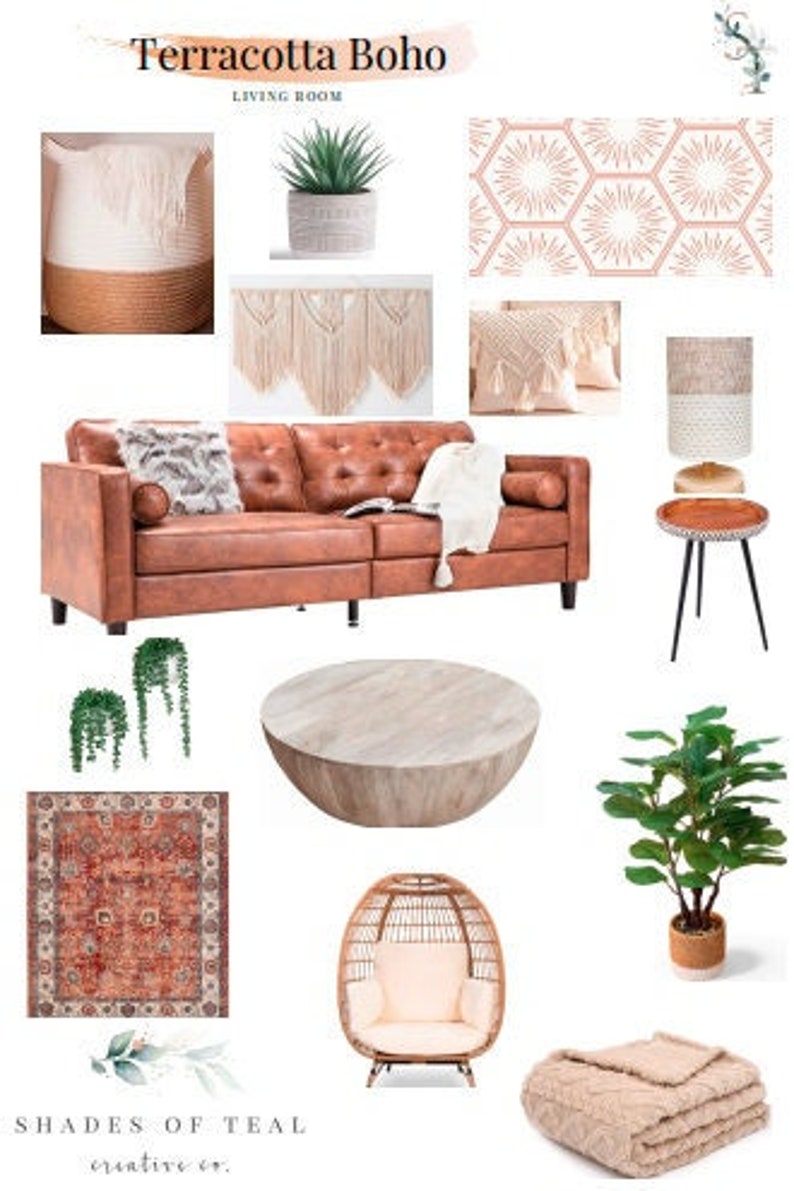 1 Room Custom Room Design Digital Interior Design Shoppable Etsy