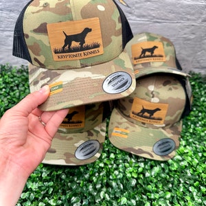 GSP Hat, German Shorthaired Pointer Hat, Personalized Bird Dog Hat, Pheasant / Quail Hunting, Upland Hunting Cap, Hunt Club
