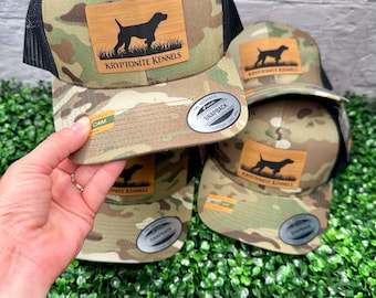 GSP Hat, German Shorthaired Pointer Hat, Personalized Bird Dog Hat, Pheasant / Quail Hunting, Upland Hunting Cap, Hunt Club