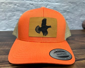 Grouse Hat Custom, Bird Hunting Hat, Ruffed Grouse, Custom Kennel Trucker Hat, Grouse Hunting Hat, Upland Hunting, Field Trial, Dog on Point
