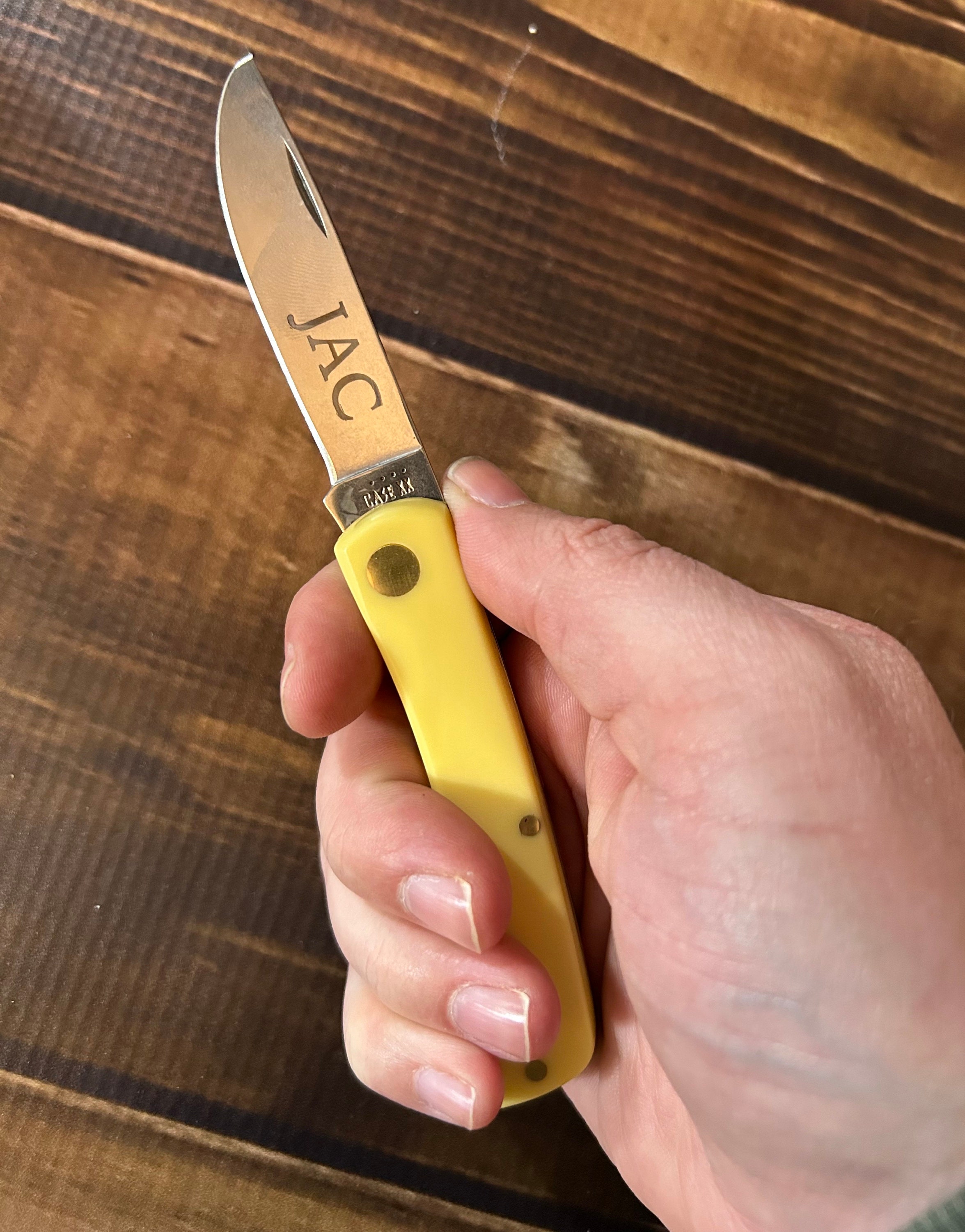 Case Knife Personalized Pocket Knife Custom Engraved Case Etsy