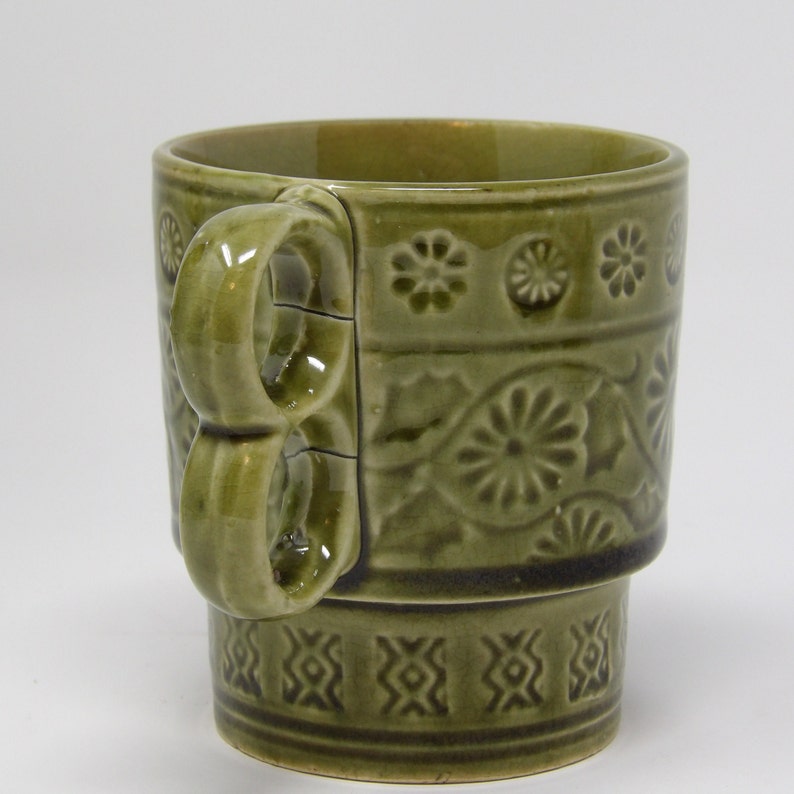 Vintage Green Coffee Set With Stand Set of 5 Made in Japan 9 Etsy