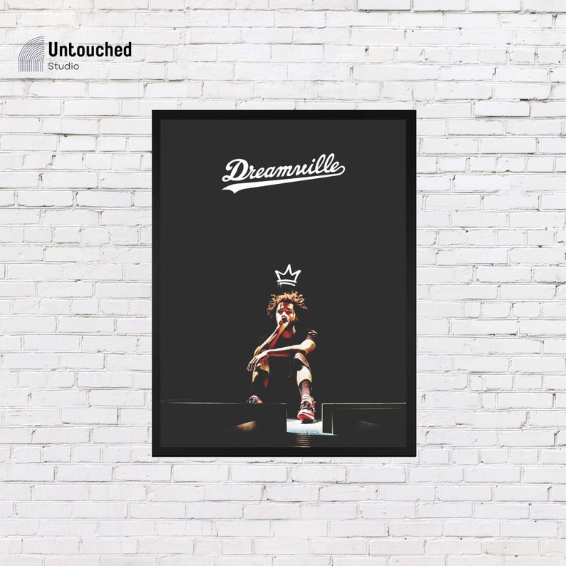 J. Cole Dreamville Poster Album Cover Art Wall Decor Etsy