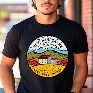 New Hampshire Shirt, New Hampshire Tshirt, New Hampshire Gift, New Hampshire, NH, Hampshire Mountain,NH Gift,Hampshire Gift,USA States Shirt