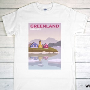 Greenland Shirt, Greenland Tshirt, Greenland T-Shirts, Greenland, Greenlander, Greenlandic, Danish Gifts, Denmark Gifts, Scandinavian Gift