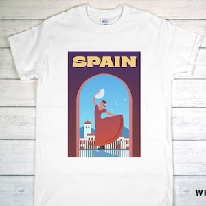 Spain Shirt, Spain Tshirt, Spanish Shirts, Andalusia Shirt, Spain, Spain Gifts, Spanish Gifts, Womens Spain,Flamenco,Flamenco Dancers,Espana