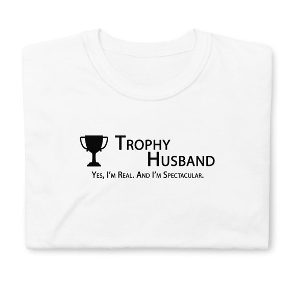 T-shirt Homme Trophy Husband - Taille M, Modèle Delta, Occasion Très Bon état