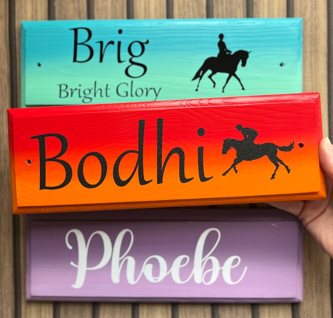 Stable Name Plaques Stable Name Plates Stable Name Signs Stable Door