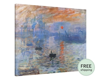 Monet Sunrise | Monet Print | Canvas