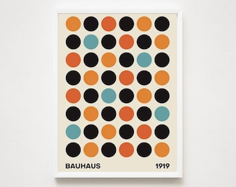 Plakat wystawy Bauhaus | Bauhaus Dot Wall Art