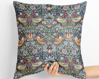 William Morris Cuscino, Ladro di fragole, William Morris Stampa, Cuscino, Mid Century Federa, 20x20 Cuscino Sham
