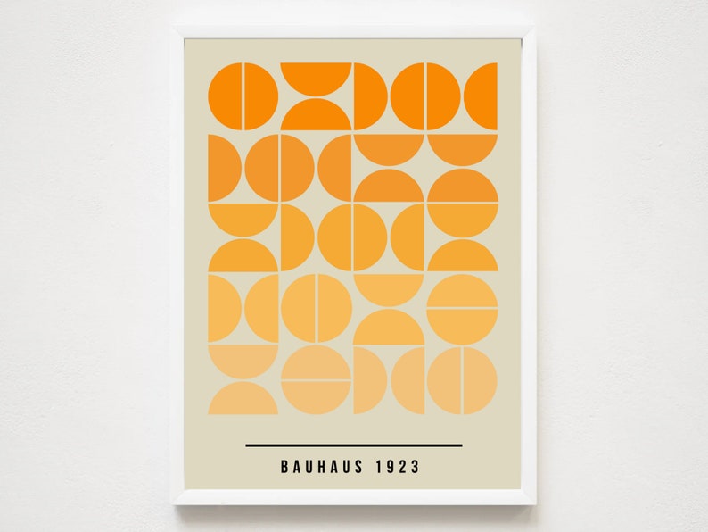 Bauhaus Exhibition Poster (1923) | Bauhaus Wall Art - Etsy