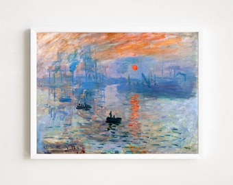 Monet Sunrise | Monet Print | Poster
