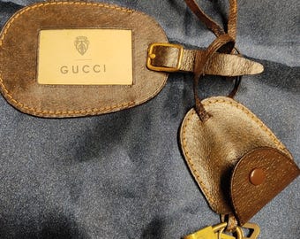 Pair Vintage Gucci padlocks 70s