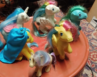 My little Pony G1 1983 6 figures