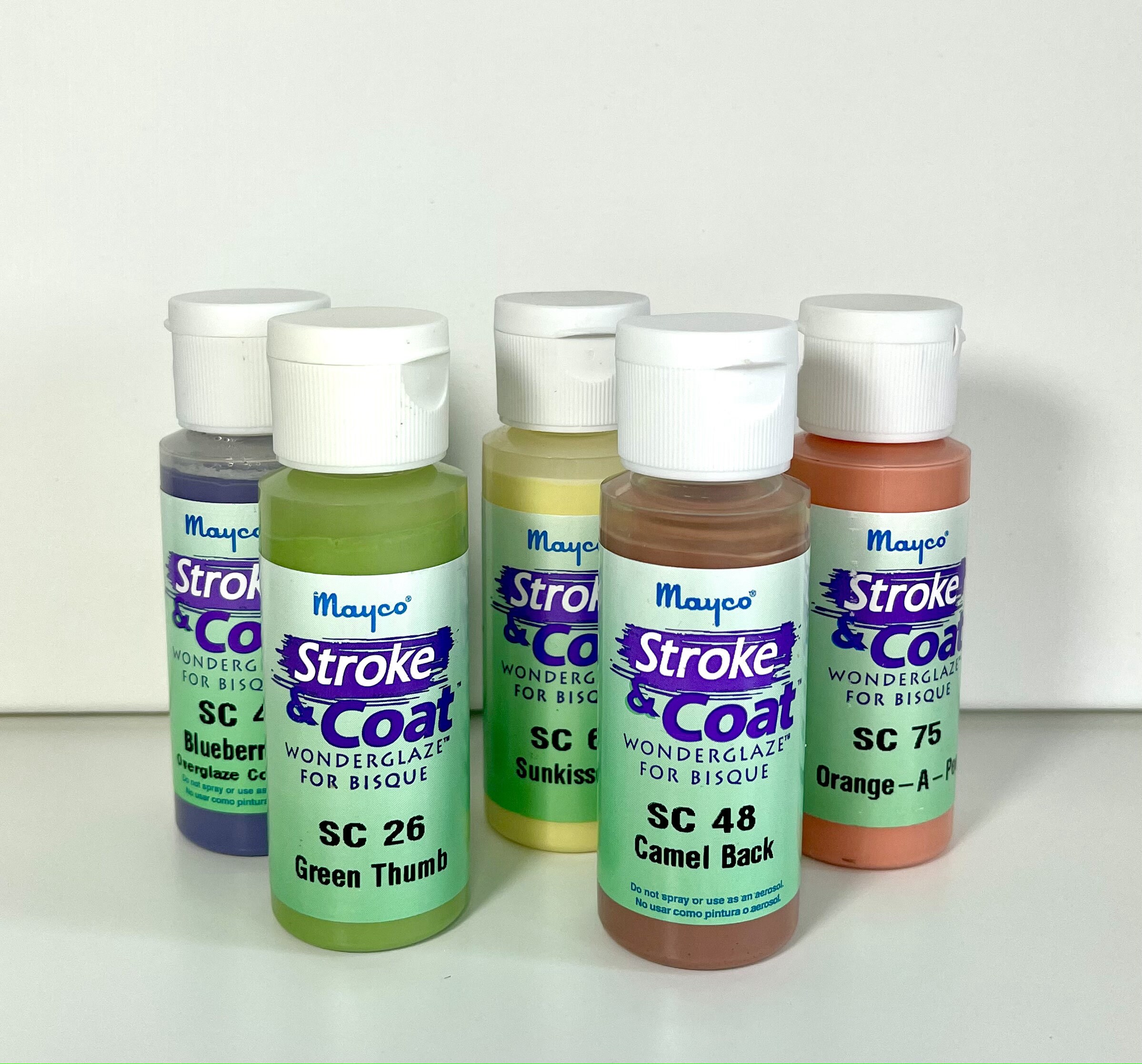 Mayco 2oz Stroke and Coat Glaze Cone 06-6 Glazes for Ceramics -  Hong  Kong