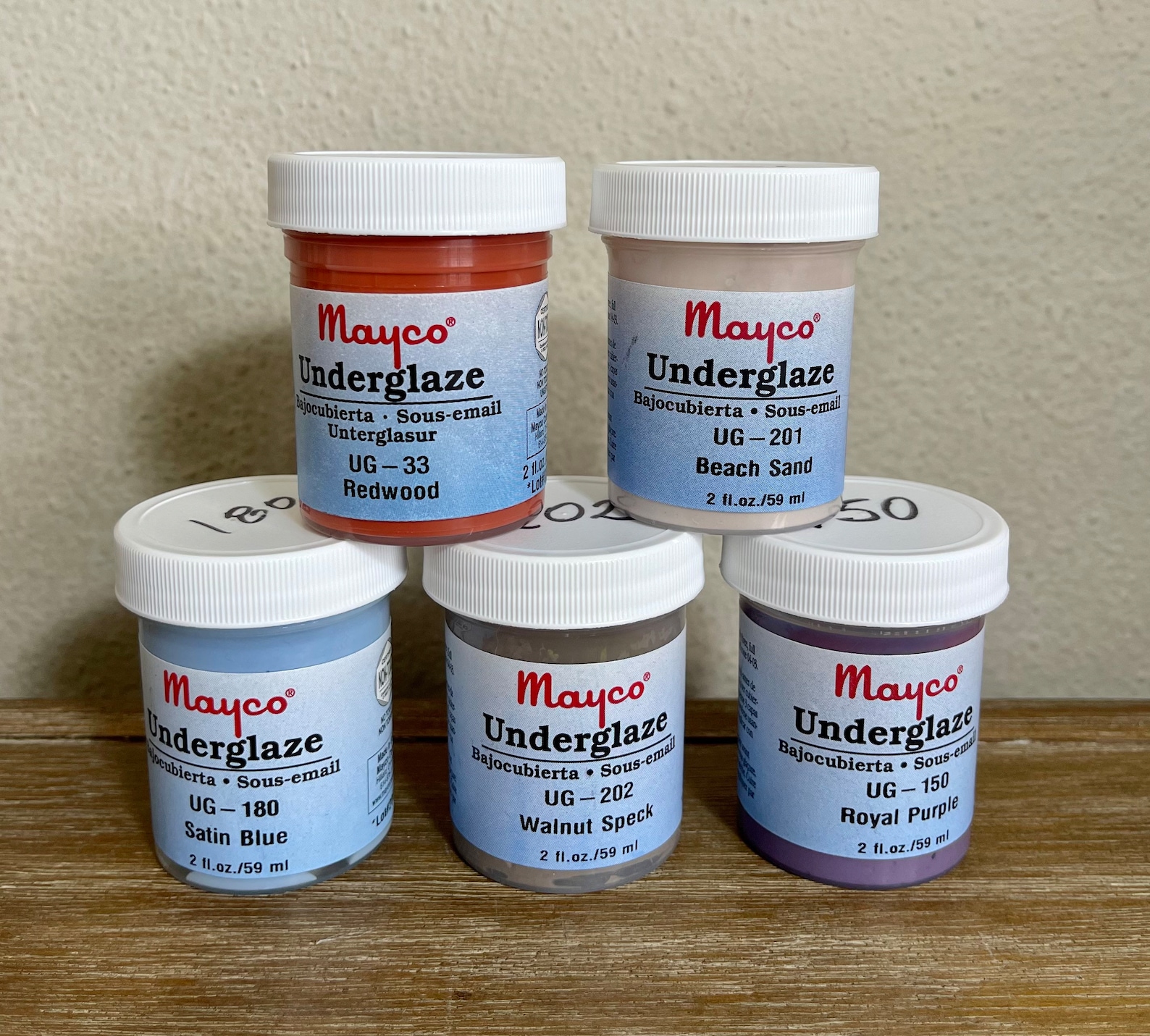 2oz Mayco Fundamentals Underglazes part 2 Ceramic Painting Etsy