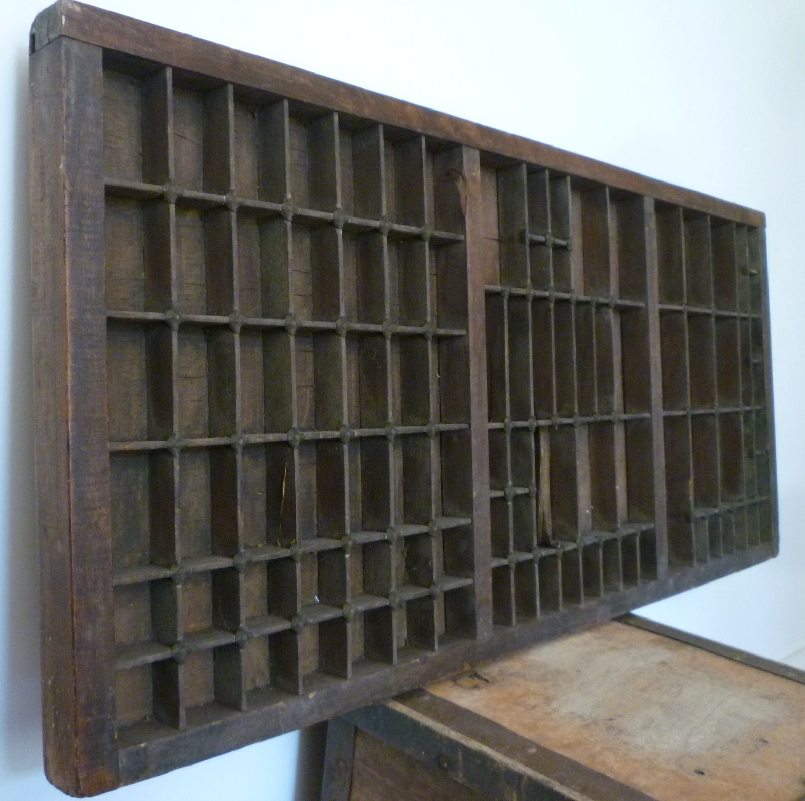 Printers Vintage Letter Drawer/typeset Blocks Storage With Etsy
