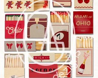 Miami University Matchbox Print