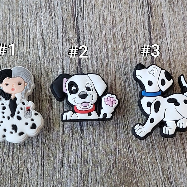 Dalmations and Villian Shoe Charms