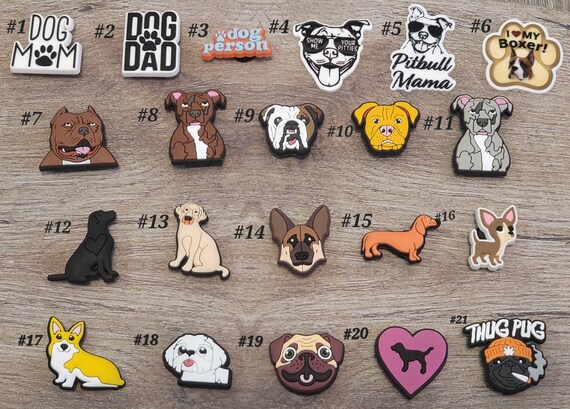 6 | Enamel Dog Charms | Animal Charms