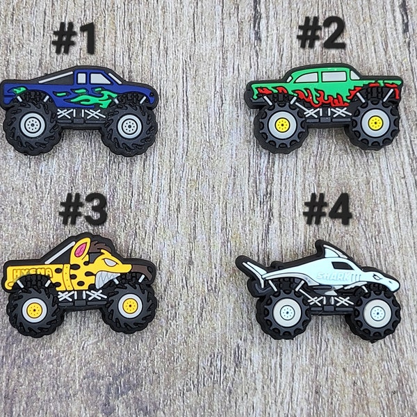 Monster Truck Shoe Charms