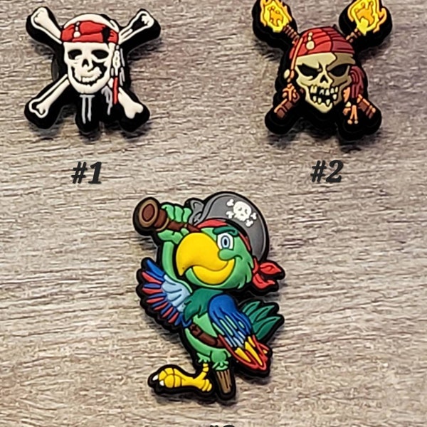 Pirate Shoe Charms